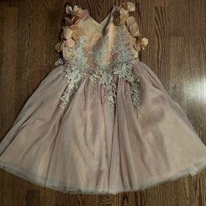 Trish Scully Bianca Dress Gold size 7